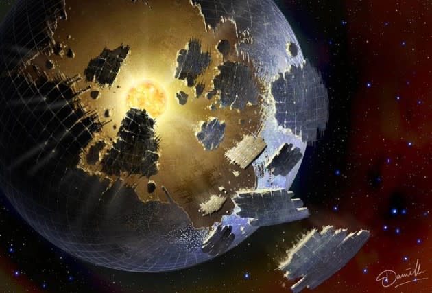 Dyson sphere megastructure