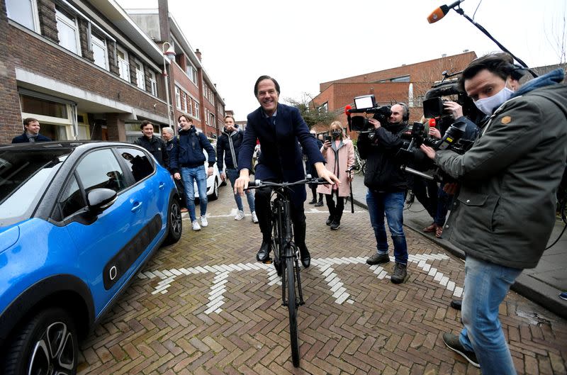 Dutch general election, in The Hague