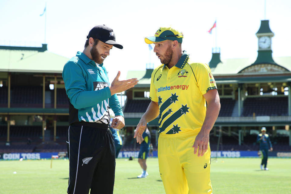 The last two games of Australia's three-match One-day series against New Zealand in Sydney and Hobart were cancelled.