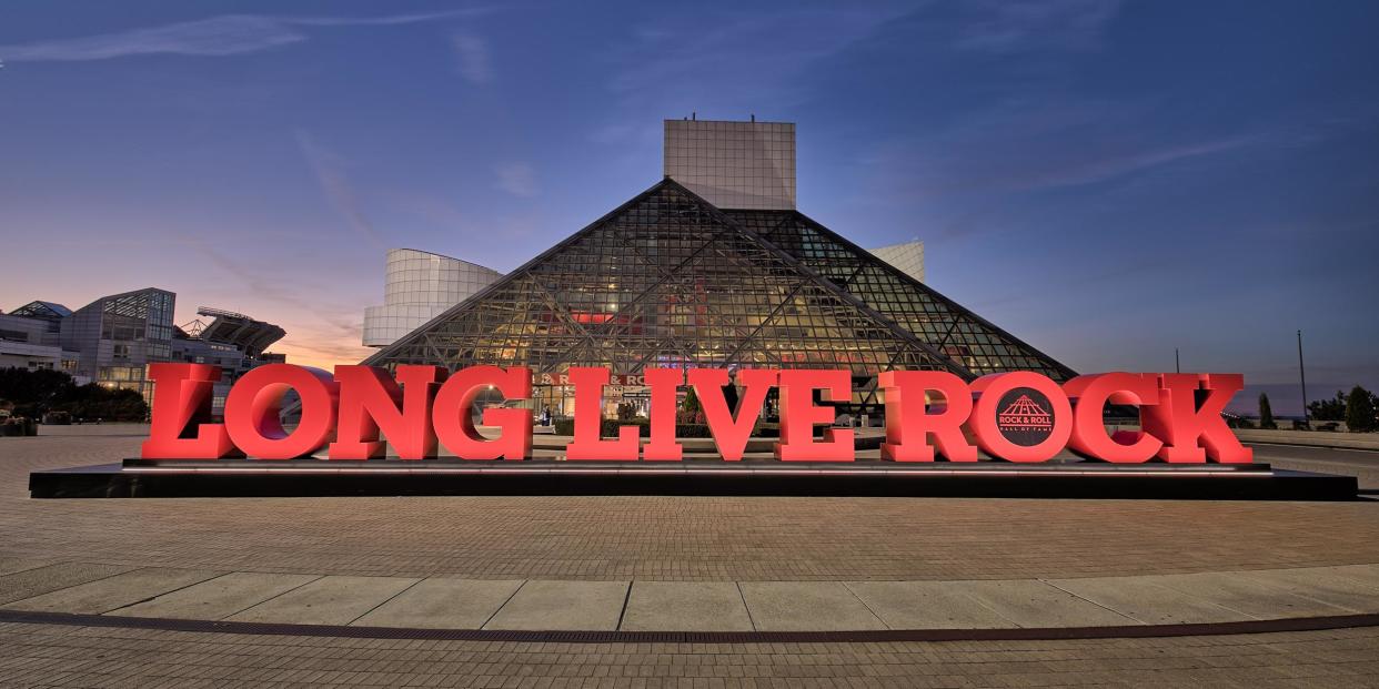 The Rock & Roll Hall of Fame is located in Cleveland, Ohio: Rock & Roll Hall of Fame