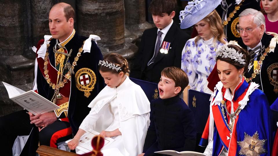 Louis isn't enthralled by the Coronation