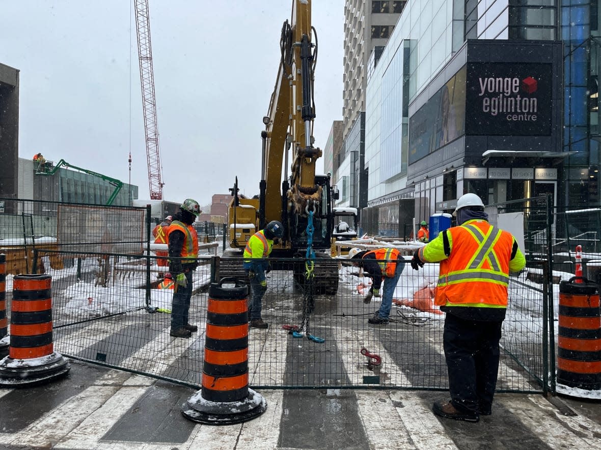 The Eglinton Crosstown LRT's opening date has been pushed back three times. The most recent delay was announced this past September, but neither Metrolinx nor the Ontario government will say what caused the delay or when the project is expected to be complete. (Angelina King/CBC - image credit)