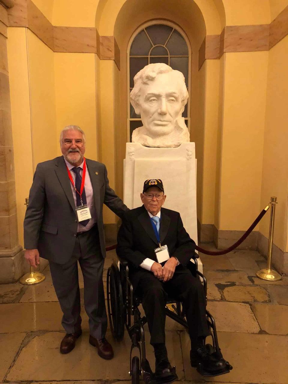 Richard Wobbe and James Sciple in Washington, D.C.