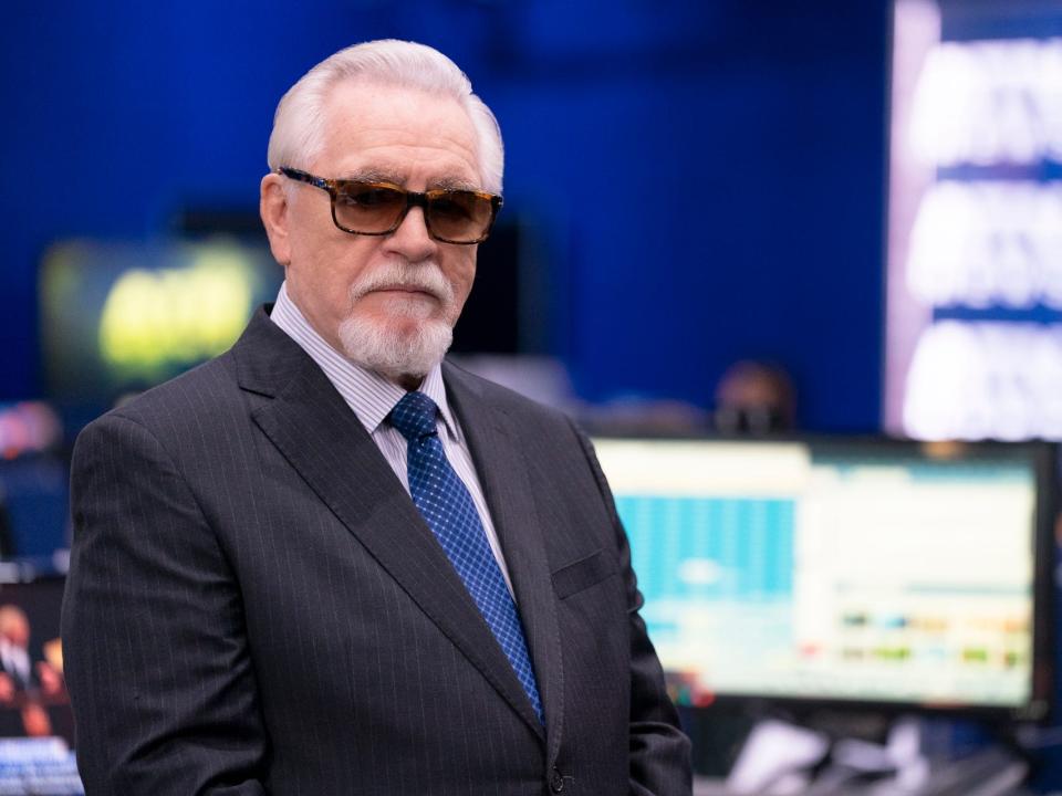 Brian Cox as Logan Roy on "Succession."