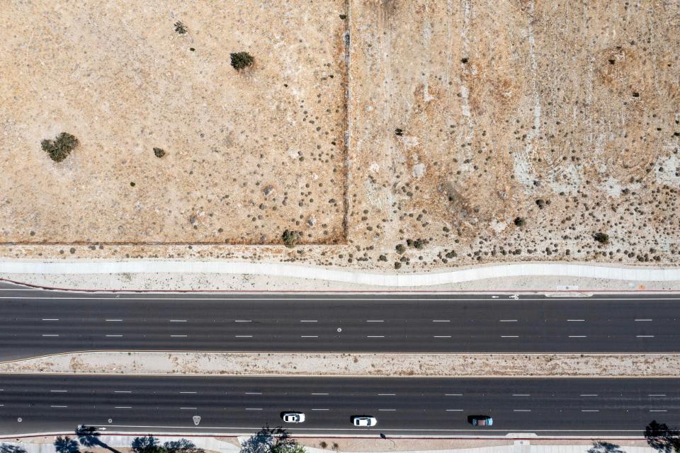 The site of a planned development at Ramon and Rattler roads in Rancho Mirage, seen April 19, 2024.