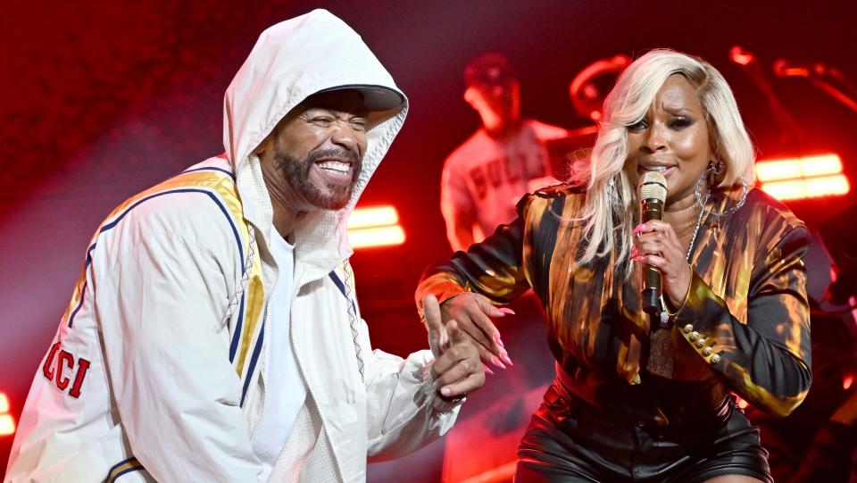 Method Man and Mary J. Blige at Strength Of A Woman Festival 2023