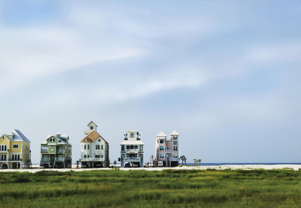 Houses on Alabama's Gulf Shores.