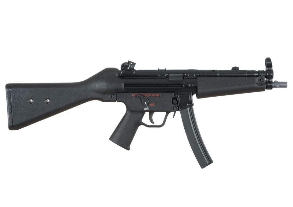 A Heckler & Koch MP5, like the ones undercover FBI agents sold to Samy Hamzeh.