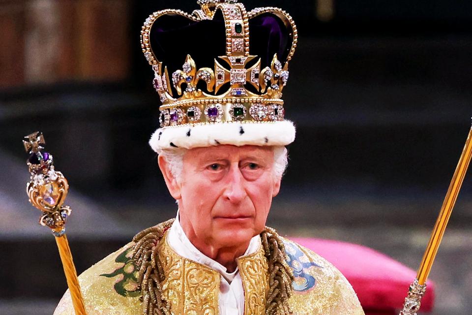 The King was crowned on 6 May (Getty)