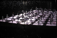 <p>Entertainers perform during the Closing Ceremony of the PyeongChang 2018 Winter Olympic Games at PyeongChang Olympic Stadium on February 25, 2018 in Pyeongchang-gun, South Korea. (Photo by Andreas Rentz/Getty Images) </p>