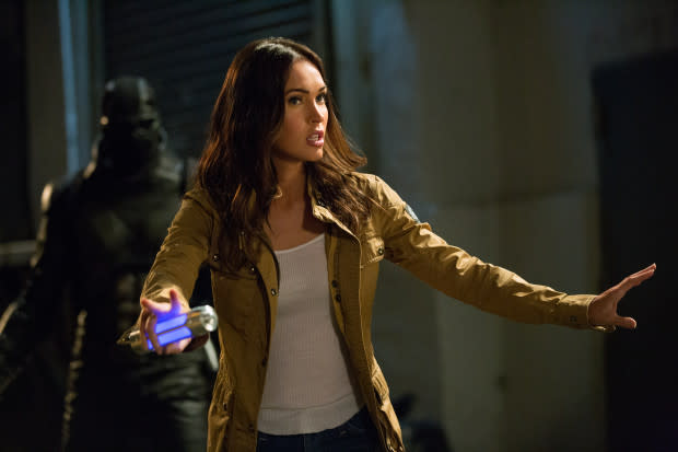 Megan Fox as April O'Neil in "Teenage Mutant Ninja Turtles: Out of the Shadows"<p>Paramount Pictures</p>