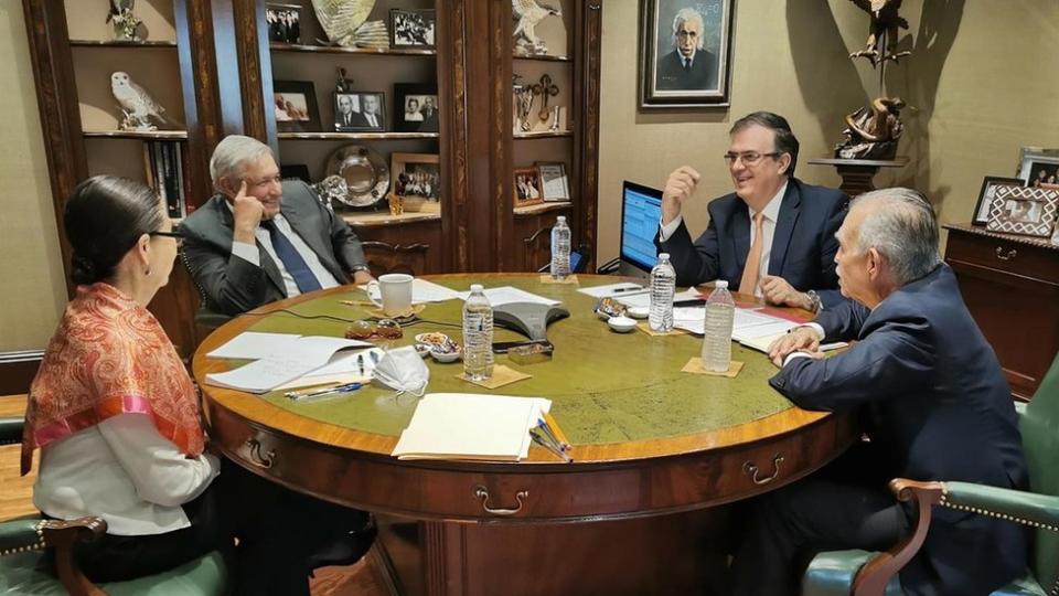 López Obrador y Marcelo Ebrard