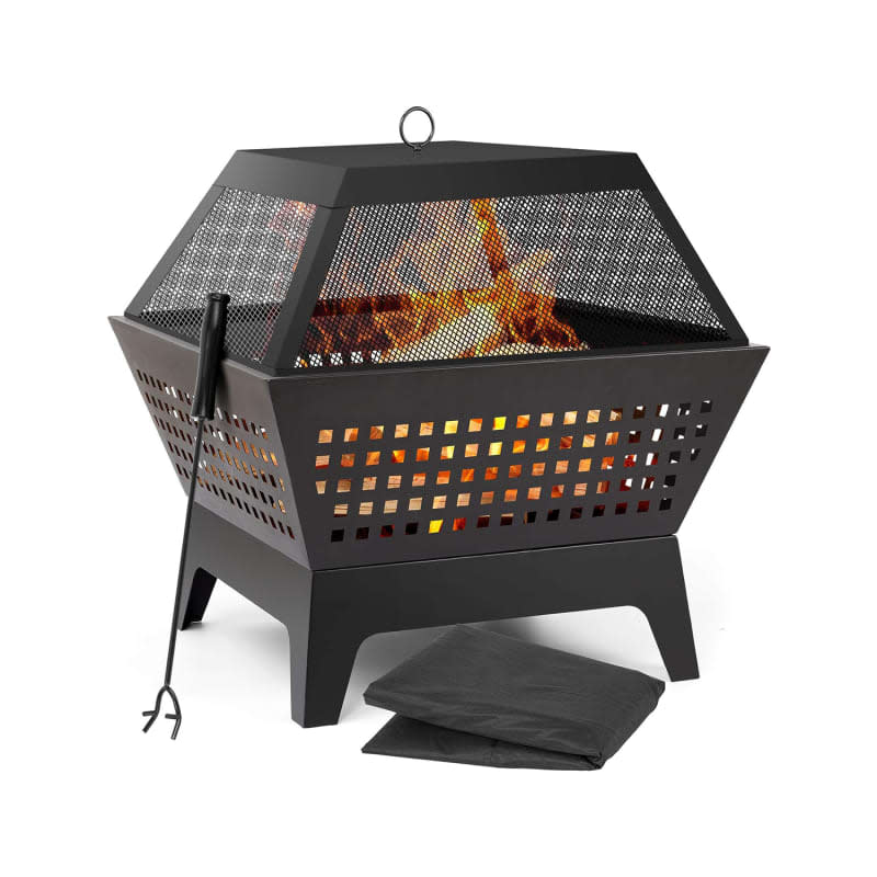 Amagabeli Garden & Home Fire Pit with Waterproof Cover