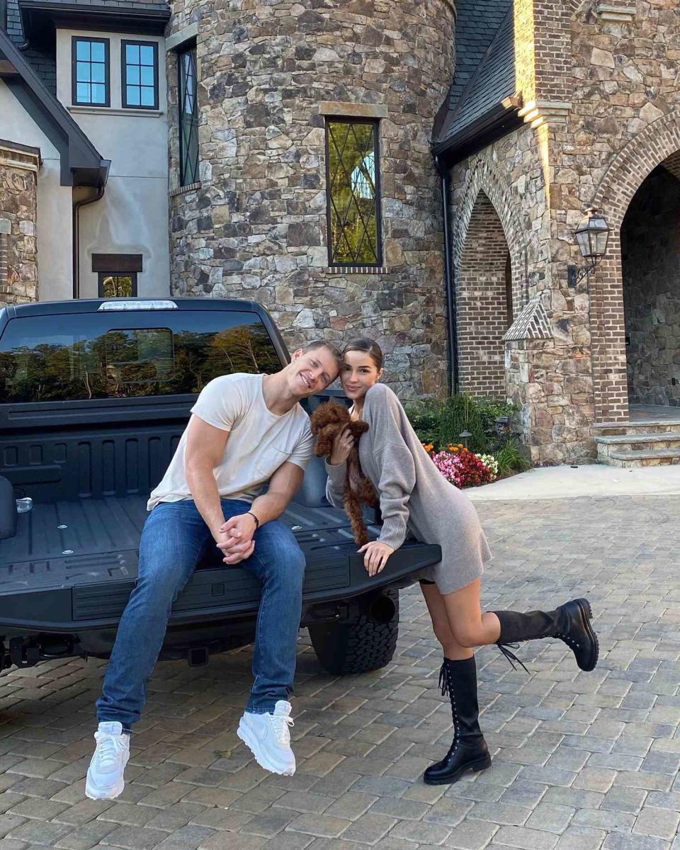 Olivia Culpo and Christian McCaffrey