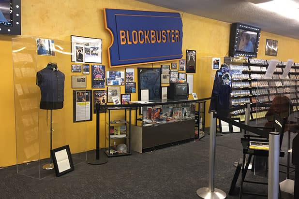 Blockbuster interior 