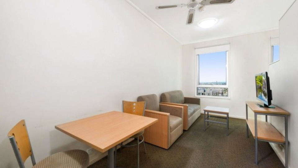 Inside the Melbourne rental property available for under $400 per week.