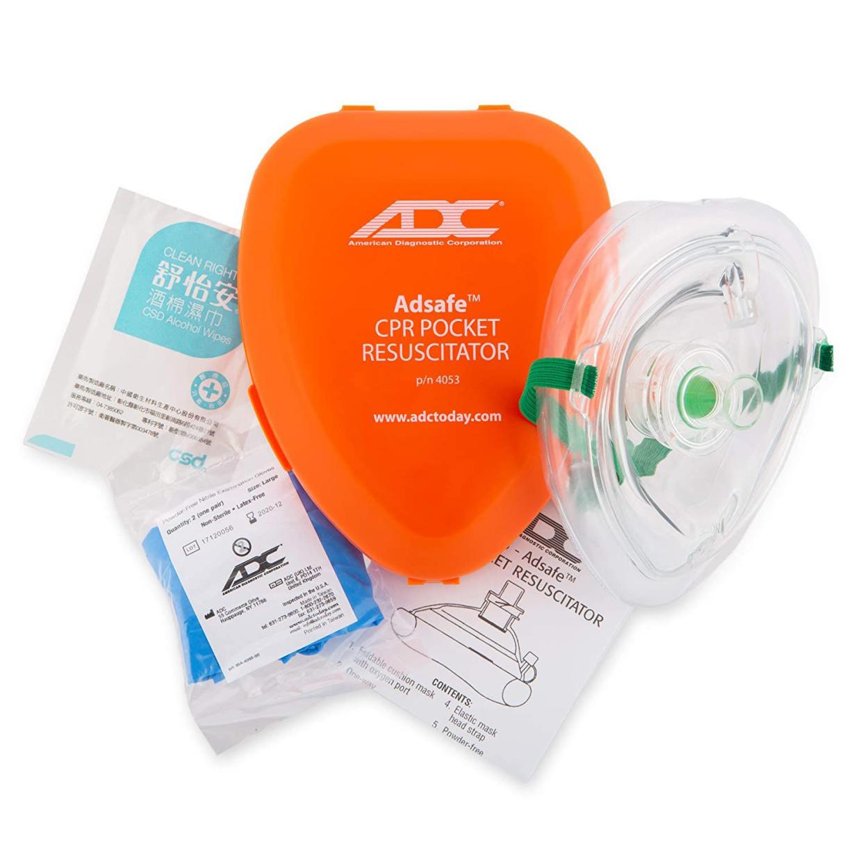 American Diagnostic Adsafe CPR Pocket Resuscitator