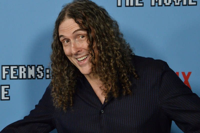 "Weird Al" Yankovic lends his voice to a new character in the "Scott Pilgrim" universe via the Netflix anime series that premiered Friday. File Photo by Jim Ruymen/UPI