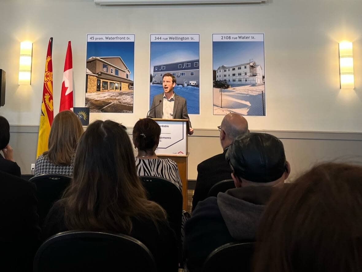 Miramichi Mayor Adam Lordon said the city has struggled to keep up with a rising population.  (City of Miramichi  - image credit)