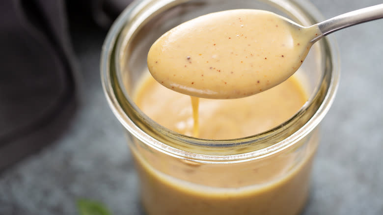 Tomato-infused ranch in bowl 