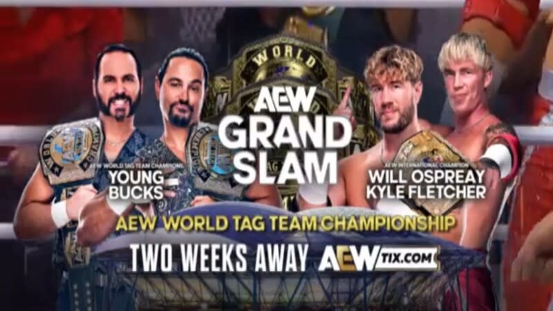 AEW Dynamite Grand Slam The Young Bucks Will Ospreay Kyle Fletcher