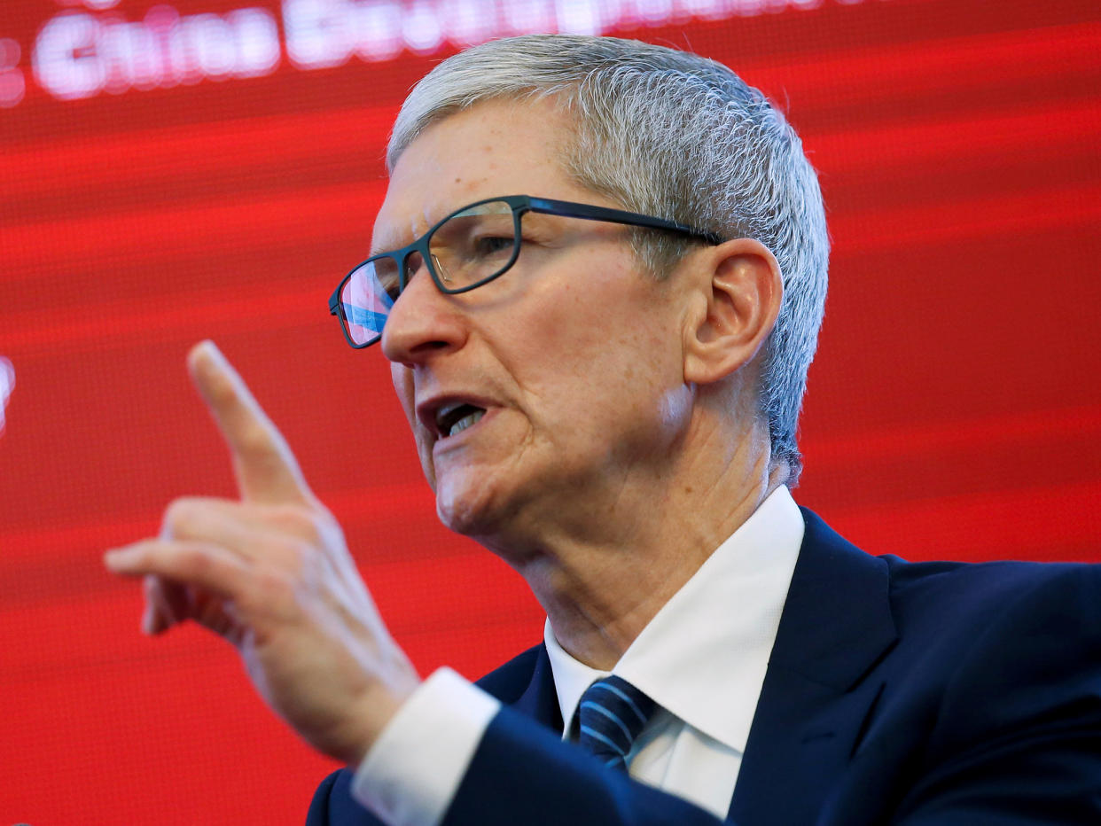 Apple CEO Tim Cook: REUTERS