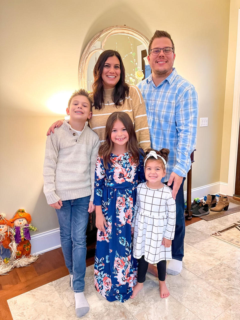 After her son, Cooper, was stillborn, mom Jennifer Chappell wanted to do what she could to support other families going through pregnancy loss. Chappell is pictured here with her family. (Courtesy Jennifer Chappell)