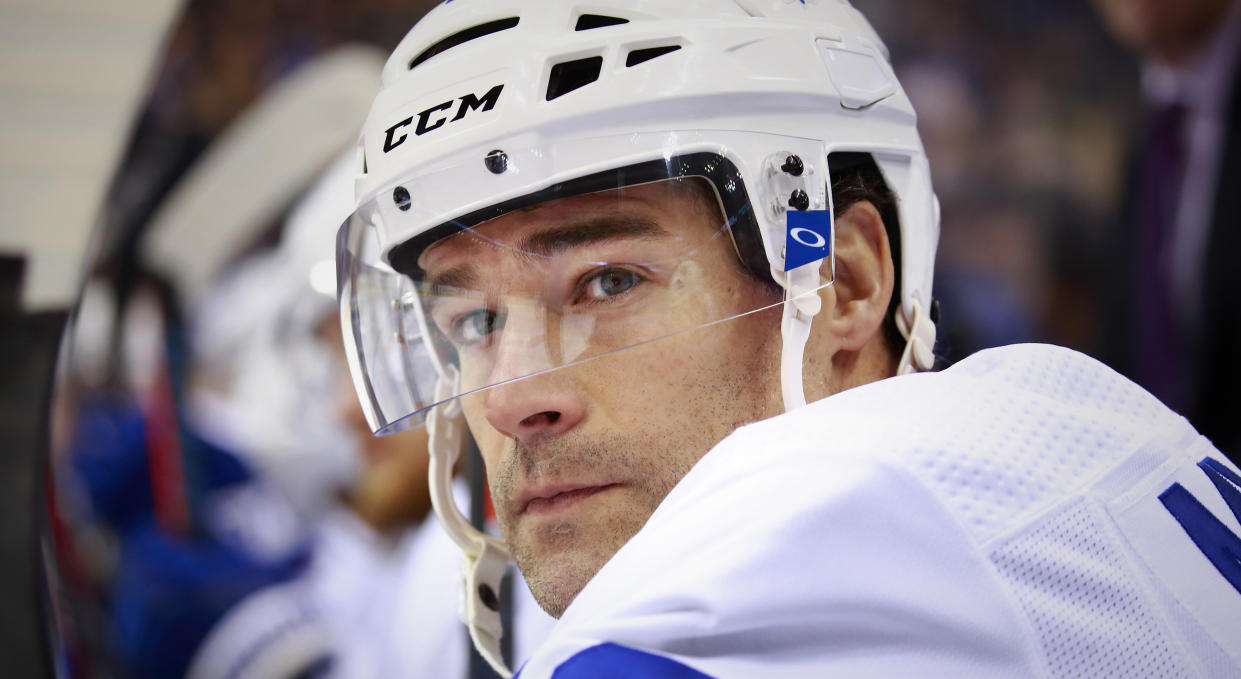 Patrick Marleau's camp reportedly believes he will be in the NHL sometime this season.  (Photo by Jeff Vinnick/NHLI via Getty Images)"n