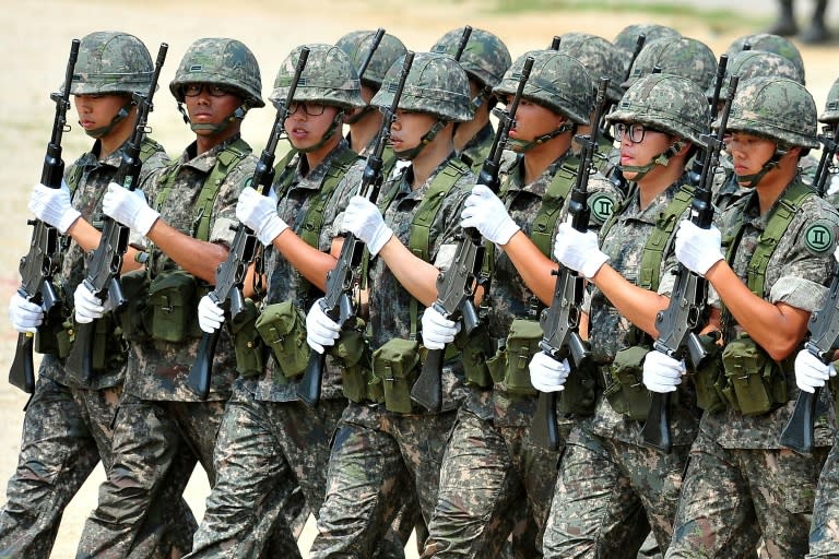 Nearly every able-bodied South Korean male between the ages of 18 and 35 must still complete around two years of military service