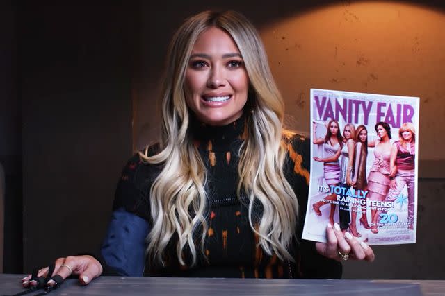 Vanity Fair/Youtube Hilary Duff in an interview for Vanity Fair in March 2022.