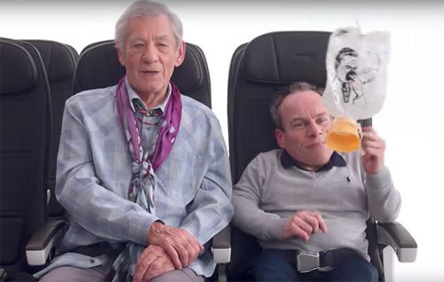 Ian McKellen makes an appearance. Photo: Youtube