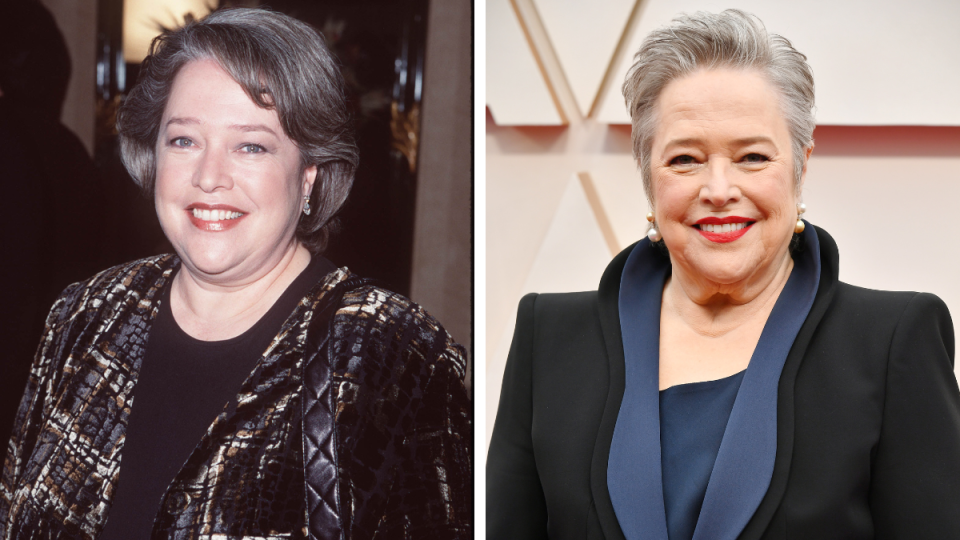 Kathy Bates in 1999 and 2020