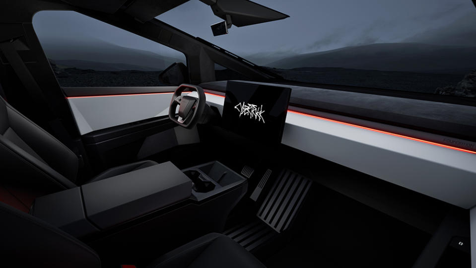 Inside the Tesla Caybertruck