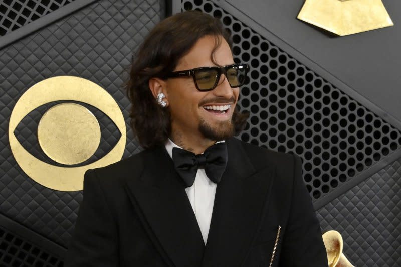 Maluma attends the Grammy Awards on Feb. 4. File Photo by Jim Ruymen/UPI