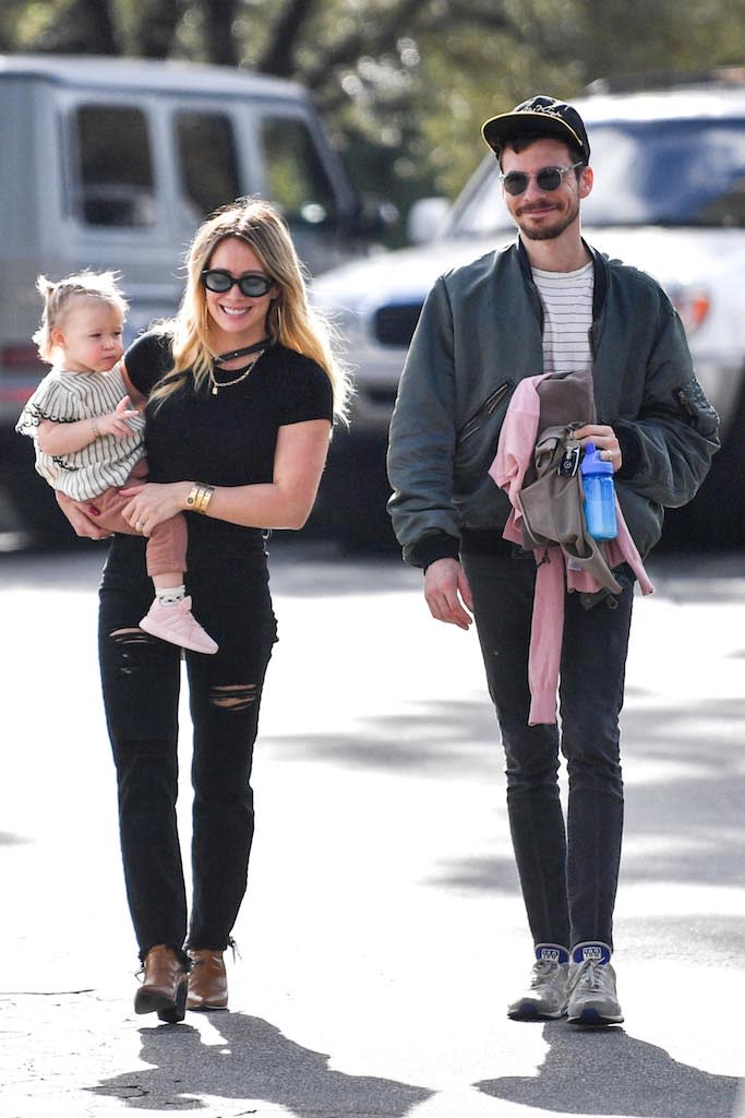 Hilary Duff, Matthew Koma and Banks Violet Bair Hilary Duff and Matthew Koma out and about, Los Angeles, USA - 21 Feb 2020