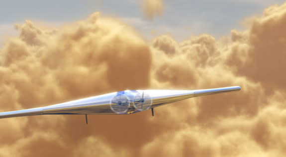 Northrop Grumman has come up with a Venus mission concept called VAMP (Venus Atmospheric Maneuverable Platform): An inflatable propeller plane that could cruise Earth's super-heated sister planet for years, sampling the acidic alien atmopshere