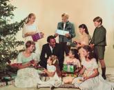 <p>Julie Andrews, Christopher Plummer, and the rest of <em>The</em> <em>Sound of Music </em>cast gave us a glimpse at what Christmas morning in the Von Trapp household would look like in a promotional shoot for their film. </p>