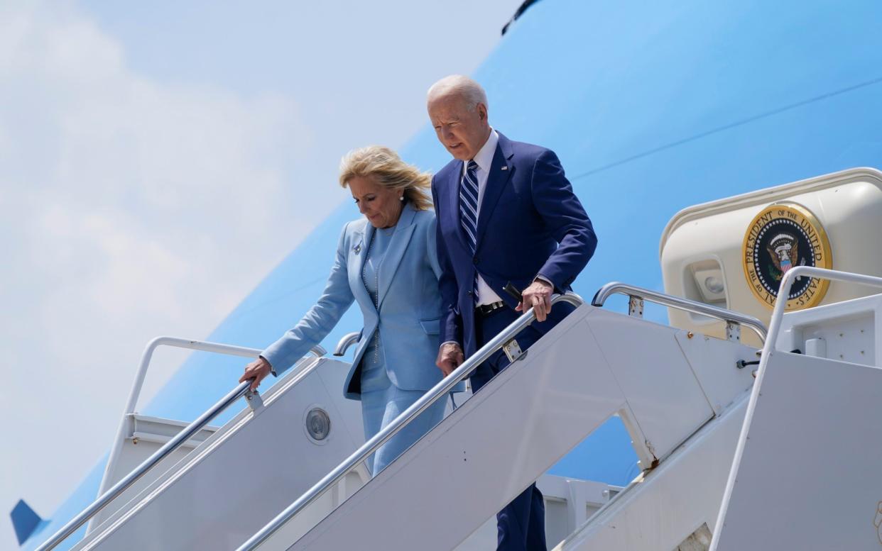 President Joe Biden and first lady Jill Biden will visit the UK in mid-June - Patrick Semansky/AP