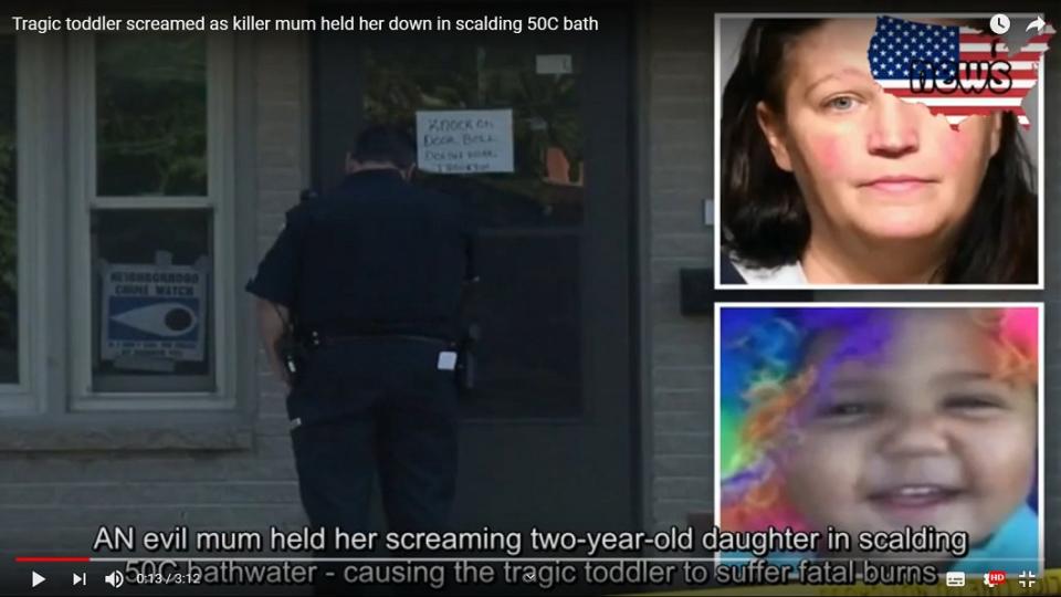 這名母親被逮時還不斷辯解。圖／翻攝自YouTube