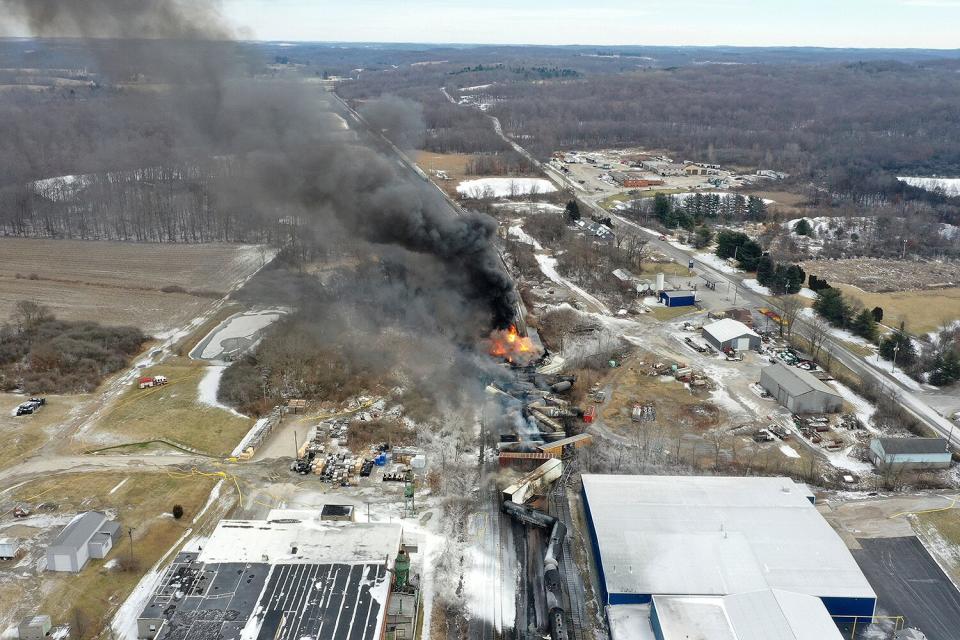 TRAIN DERAILMENT in OHIO