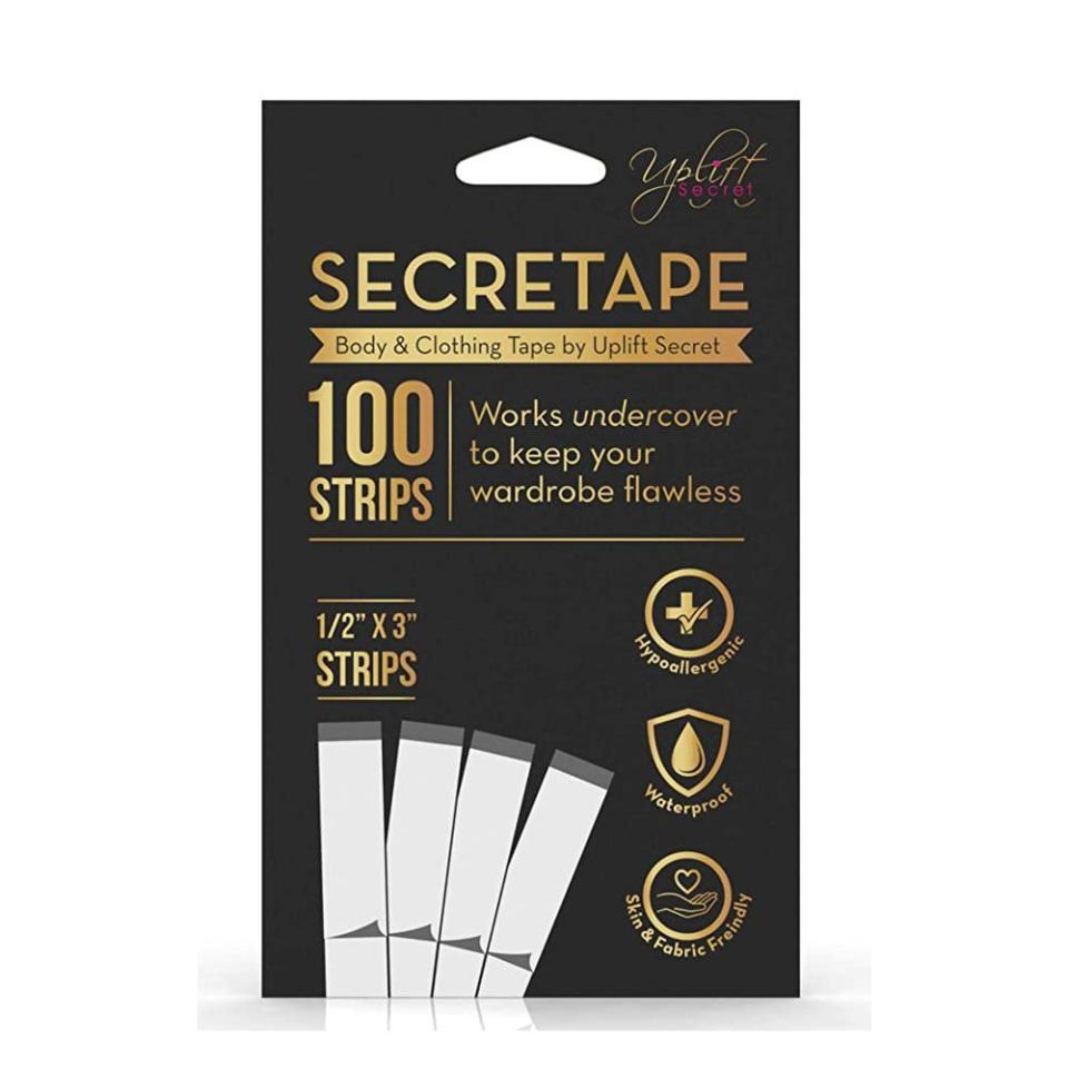 3) Uplift Secret Double-Sided Fashion Clothing Tape (100 Strips)