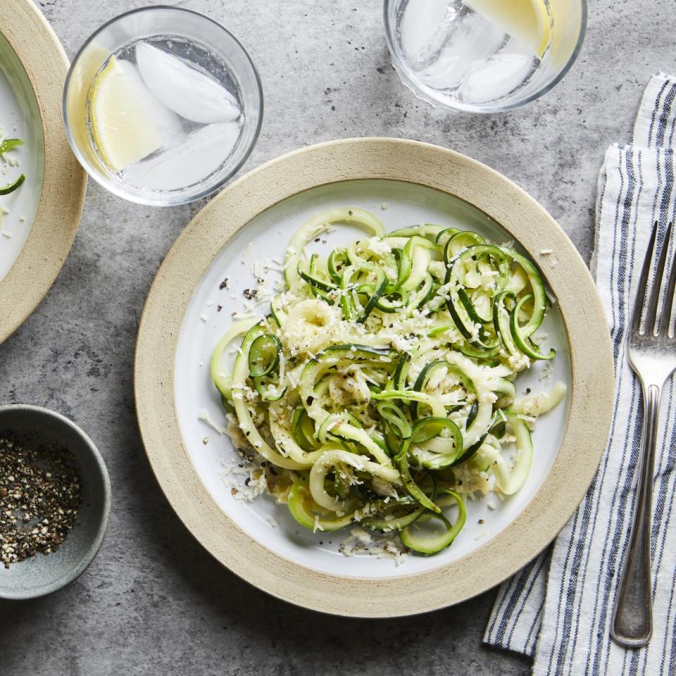 Zucchini Noodle Cacio e Pepe