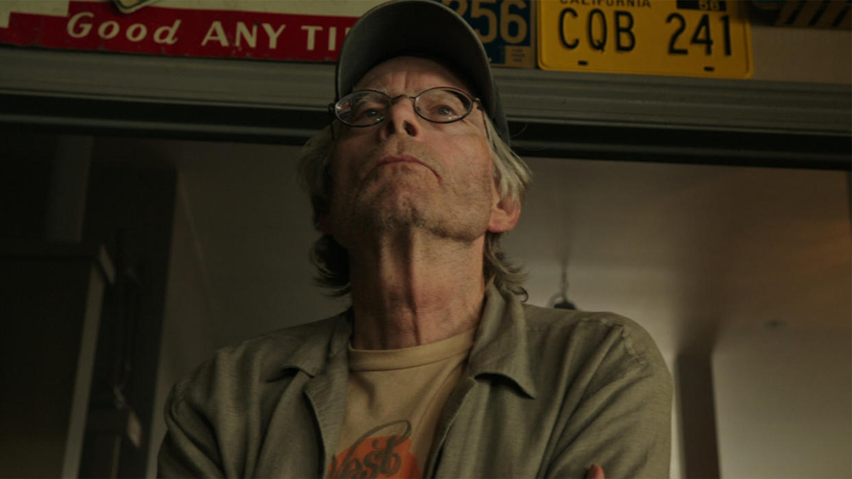  Stephen King looking up in cameo in IT: Chapter Two. 