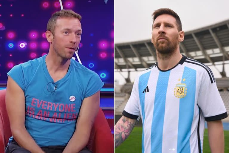 Chris Martin y su jugado vaticinio para la final del Mundial de Qatar: “Lionel Messi es el mejor de todos los tiempos; estamos en desventaja”