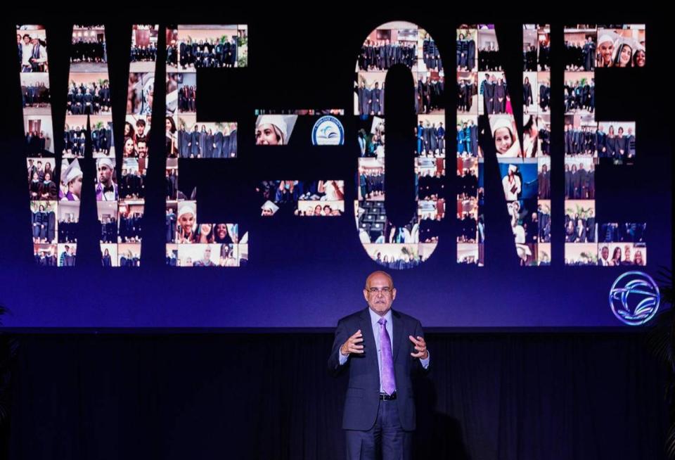 Miami-Dade Schools superintendent Jose Dotres speaks during the district’s 2023- 2024 Opening of Schools event at Miami Senior High School in Miami, on Friday, Aug. 11, 2023. Pedro Portal/pportal@miamiherald.com