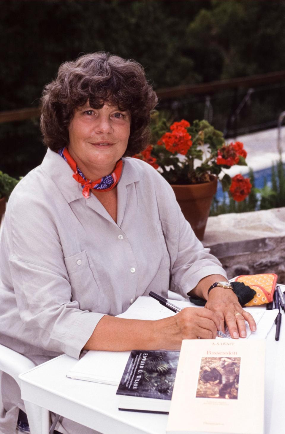 AS Byatt in Montpellier, 1993