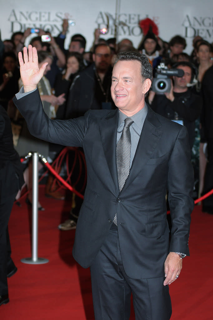 Angels and Demons Rome Premiere 2009 Tom Hanks