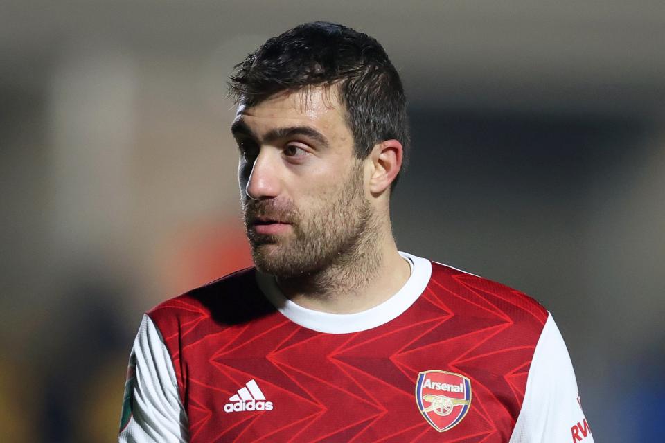 <p>Free agent: Sokratis is no longer an Arsenal player</p> (Getty Images)