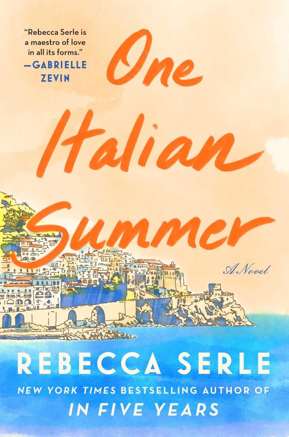 The cover of "One Italian Summer" by Rebecca Serle