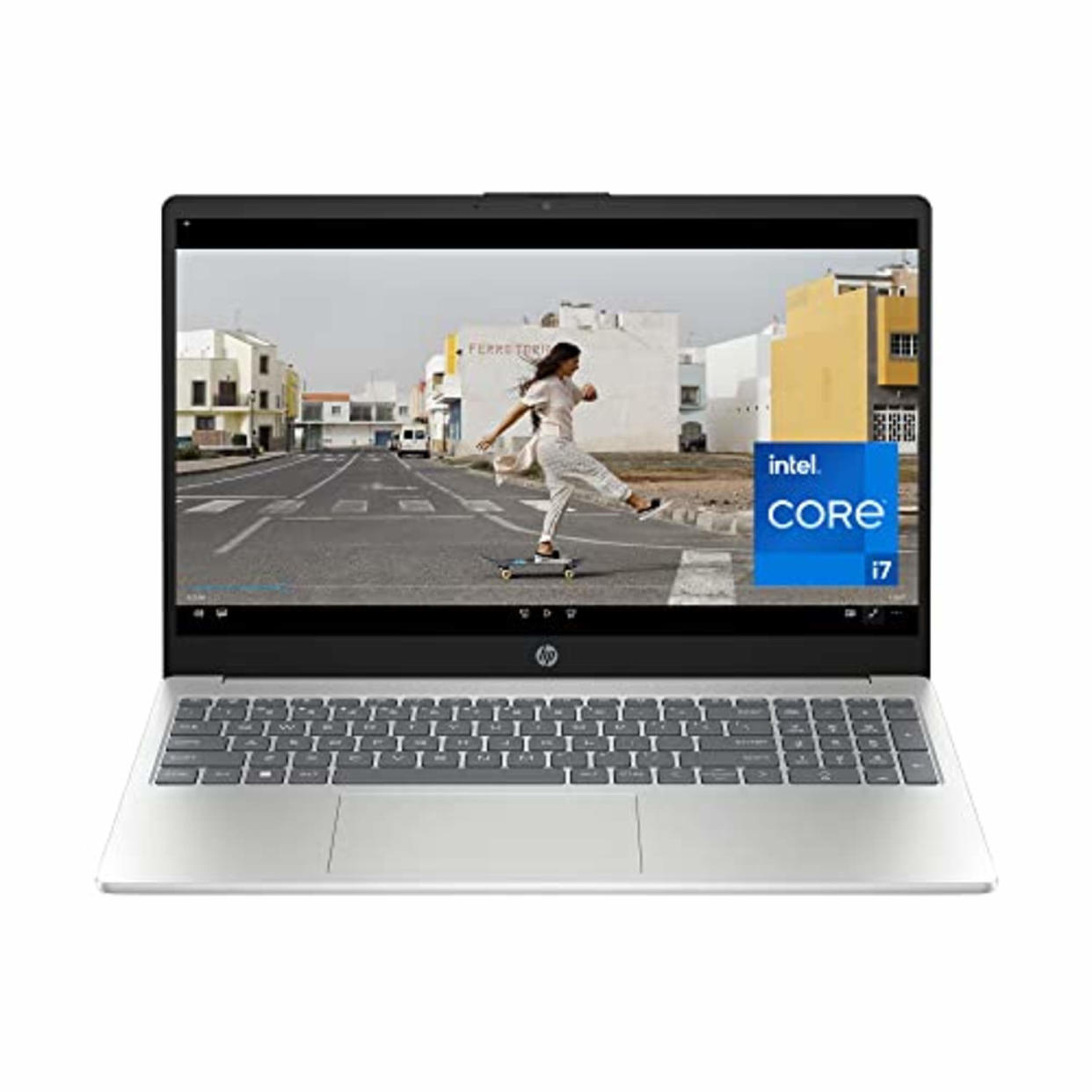 HP 15.6 inch Laptop PC, Processor: 13th Generation Intel® Core™ i7, Graphics: Intel® Iris® Xe Graphicsc, 16 GB DDR4-3200 MHz RAM, 512GB SSD, Windows 11 Home (Silver, 15-fd0099nr) (AMAZON)